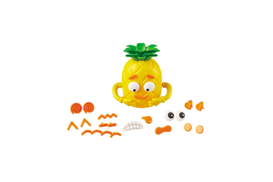 Explore emotions with the Big Feelings Pineapple! This 26 piece set includes a pineapple toy and interchangeable face pieces to build social emotional skills through play.
3 Years+
