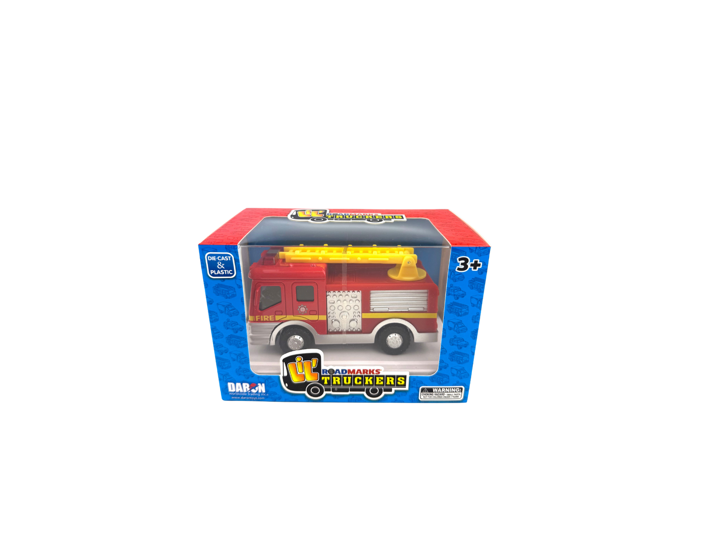 Lil Truckers Fire Ladder Truck is a perfect toy for little hands, measuring approximately 5 inches (L) x 2 inches (W) x 2 inches (H).
Ready to take on any obstacles in its path, making it a great addition to your child's imaginative and fun filled firefighting adventures.
Ages: 3Y+