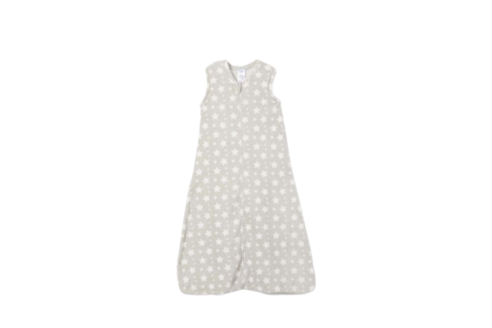 Baby Mode brand Grey with Stars Plush Sleep Sack
100% Polyester
Toddler: 18 - 36m
