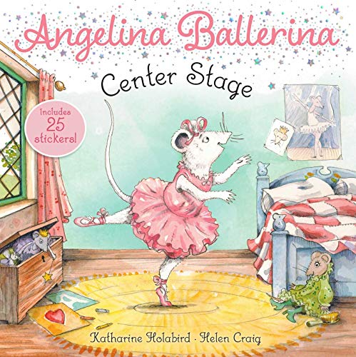 Join Angelina Ballerina on Center Stage in this enchanting children's book by Katharine Holabird. Follow her journey as she choreographs a delightful dance recital, making it a must-read for young dance enthusiasts.