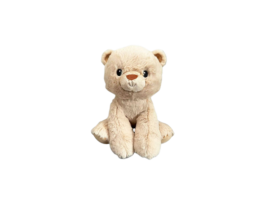 This bear plush is a perfect gift for all ages, 0+ months and older. This plushie complements the nursery decor beautifully.

Sits 10" high

100% Polyester