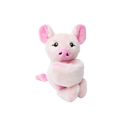 Harper the Pig with her arms  folded in on display 