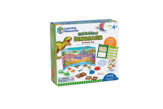 Kids learn about dinosaurs with the help of age appropriate activities and 3-D pieces for enhanced hands on learning. Identify popular dinosaur species, make your own fossils and more! Includes full colour write and wipe guide with worksheets. Ages: 4Years+