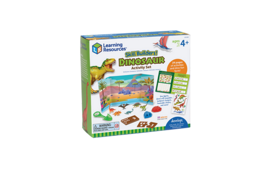 Kids learn about dinosaurs with the help of age appropriate activities and 3-D pieces for enhanced hands on learning. Identify popular dinosaur species, make your own fossils and more! Includes full colour write and wipe guide with worksheets. Ages: 4Years+
