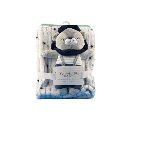 TAHARI BABY Brand Blanket on Display
Super Soft Plush Lion Blanket And Buddy
100% Polyester