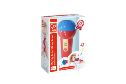 Do you dream of being a famous singer? With the high quality, battery-free Mighty Echo Microphone, everyone can sing like a pop-star! This microphone encourages role playing, boosts creativity and music skills development.&nbsp;

Great for ages: 12 Months+