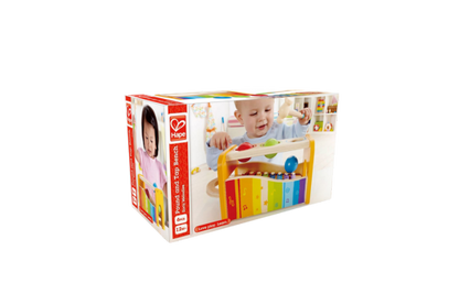 Pounding sends the balls tinkling over the xylophone. Pull out the keyboard and the xylophone can be played solo.

Ages: 12 Months+