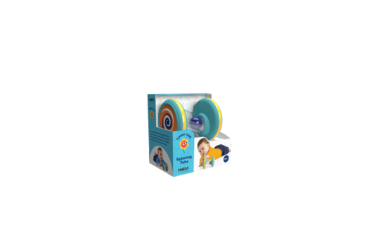 A spectacular toy with a smart design that encourages babies to move their bodies and explore fascinating sounds and colours. It is ideal for ages 3 months and up.