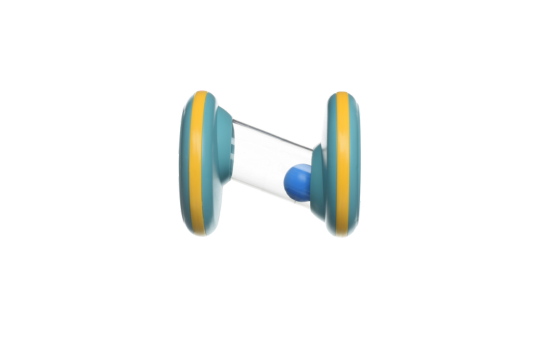 A spectacular toy with a smart design that encourages babies to move their bodies and explore fascinating sounds and colours. It is ideal for ages 3 months and up.