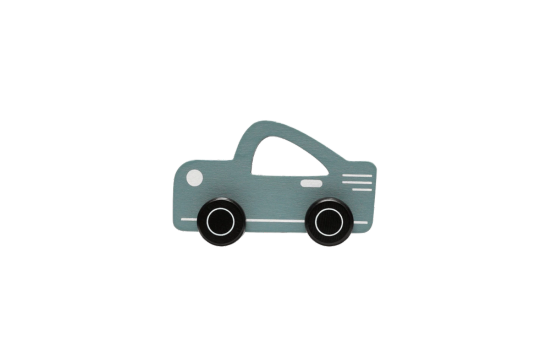-Your little one will love playing, racing and revving with this adorable wooden car push toy.

-Includes one wooden, muted blue toy car perfect for exploring during playtime. Suitable for ages 12 months and up.