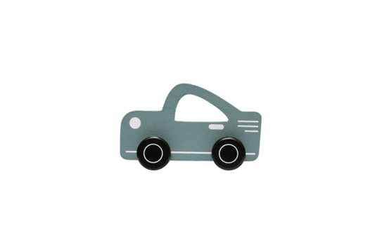 -Your little one will love playing, racing and revving with this adorable wooden car push toy.

-Includes one wooden, muted blue toy car perfect for exploring during playtime. Suitable for ages 12 months and up.