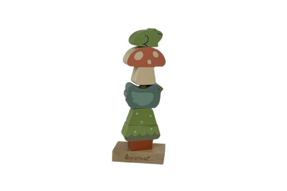 Pearhead Woodland Wooden Stacking Toy is a developmental marvel for curious toddlers! This lovely toy combines learning and play, featuring five stackable woodland pieces including a 2- piece tree, bird, mushroom and a frog. Adult Supervision Required. Perfect for ages 12m+

Key Benefits:

Cognitive Development: Enhances problem-solving skills, spatial reasoning and hand-eye coordination

Fine Motor Skills: Encourages precise hand movements & muscle control
Made To Last: Made with non-toxic baby-safe paint