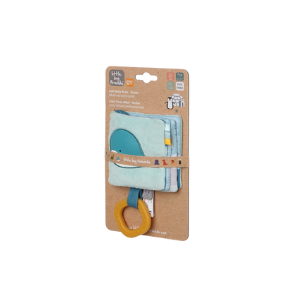 Soft Baby Book - Ocean on a brown display box